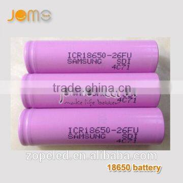 JOMO 18650 battery cell 3.7V 2800mah li-ion battery for mod