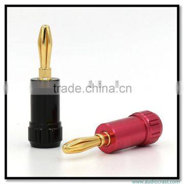 OEM Copper cable connectors Banana tube amplifie