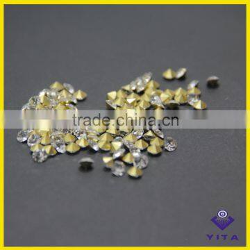 Non Hotfix Glass Point Back Crystal Stone for Rhinestone Cup Chain