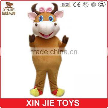 nice design plush cartoon animal cosplay costume for girls and boys