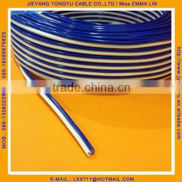 Speaker aduio cable 24awg Blue White Speaker Wire