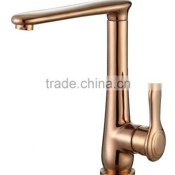 KH-03M best selling sink mixers kitchen tap, chrome plated artistic brass faucets, deck mounted single hole brass kitchen faucet