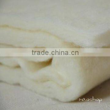 Wool fiber wadding for garment ,quilt,mattress ,cushion