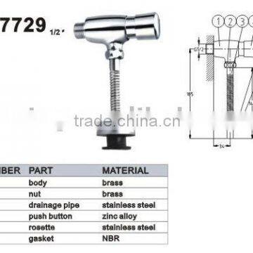 brass pee washing valve