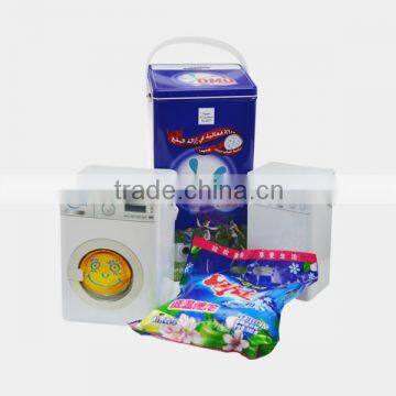 wholesale rectangular tin washing machine box with handle