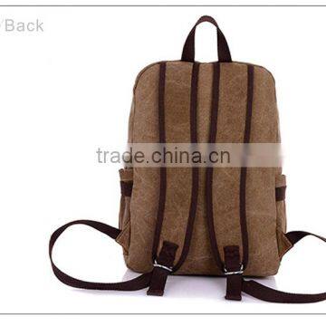 Heavy Duty Waterproof Backpack Customized Fashionable Canvas Bag photo-5