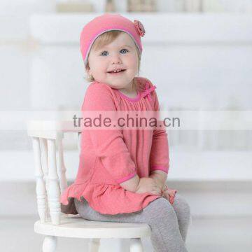 DB705 dave bella 2014 autumn cotton princess sets baby clothes kids clothing set baby chothing knitted sets