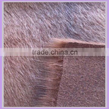 Artificial Fur Long Hair Plush Handbag Home Fabric photo-3