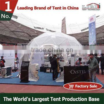 PVC geodesic dome tent steel tent for camping and party