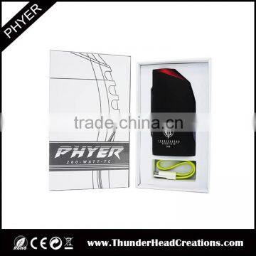 Wholesales 2016 Phyer DNA200W TC Temperature Control e Cigarette Box Mod photo-6