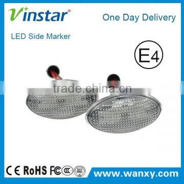 For BMW mini generation I Clear LED Side marker lights LED turning lamp with e-mark E4 ceritificate