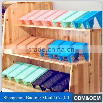 OEM plastic floor display stand shoes display racks and stands