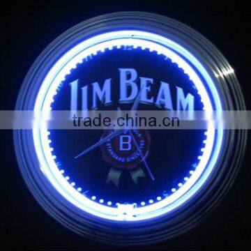 Fashion Neon light wall clock