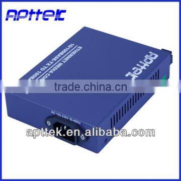 factory price 10/100M single mode dual fiber ethernet optic fiber media converter