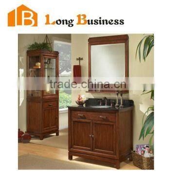 LB-LX2148 Hot sell Modern Solid Wood bathroom cabinet with four legs used bathroom vanity cabinets