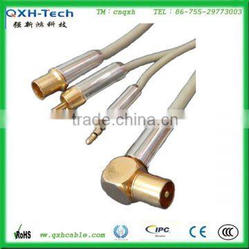 Gold Plated DC to RCA DC to RCA Coaxial Cable