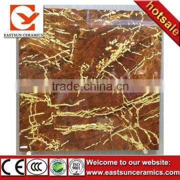 golden select micro crystal polished porcelain floor tile,golden tile,flooring tile