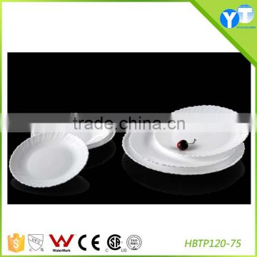 Hot Sale Round Shape Opal Glass Dinner Plates