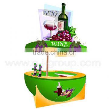 2016 newest Retail mall kiosk /wine shop kiosk