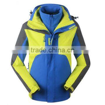 Custom waterproof hooded 3 in 1sport wear for women