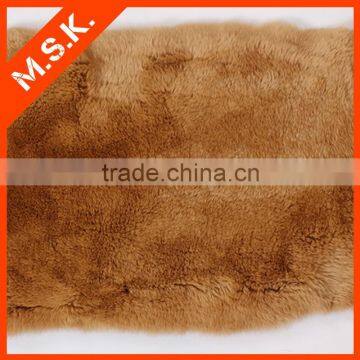 Snow boot and toy material brown plush fur fabric
