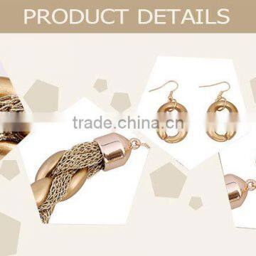 Fashion Necklace Charm Chain Statement Bib Necklace Matte Gold Plated Necklaces Jewelry For Women photo-6