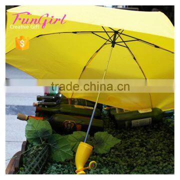 Hot Sell Unique Umbrella Sun And Rain Folding Umbrella Banana Shape Umbrella photo-3