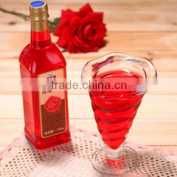 Best China supplier Rose flavor fruit Syrup