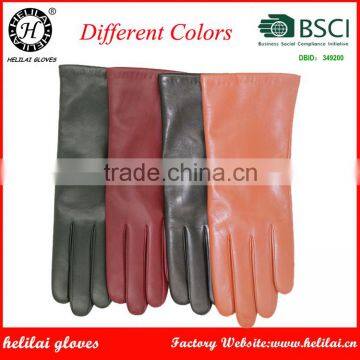 New Collection Winter Fashion Ladies Leather Gloves