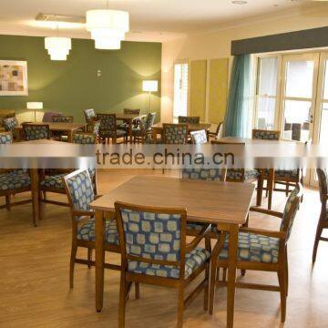 Dining table and chair wooden design HDAC1009-1