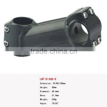 CNC aluminum alloy bike handlebar stem for MTB and road bike