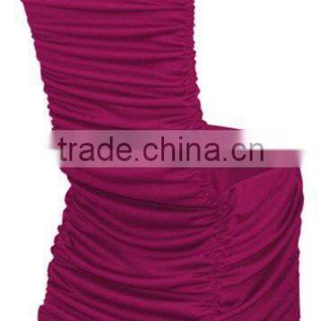 Ruffled spandex/nylon chair cover/fashion chair cover