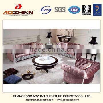 Luxury sofa and Wooden center table Livingroom furniture set