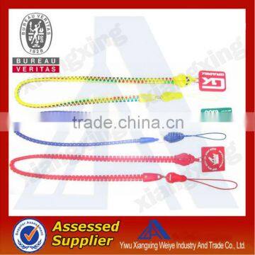 Novelty zipper neck lanyard for holding keys or id card