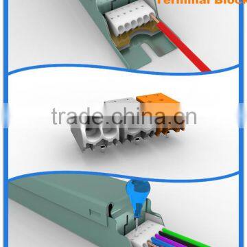 New Design electronic ballast spring terminal blocks pitch 3.5mm 0.5~1.5mm2