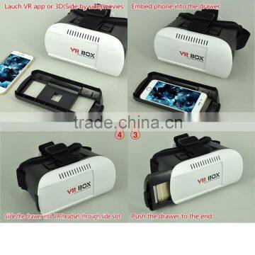 3D Glasses For Theatre With 3.5" - 6.0" Smart Phone 3D Video 3D Games Vr Glasses photo-4
