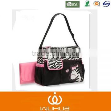 fashion Zebra or giraffe babyboom multifunctional infanticipate animal diaper bag / mummy bag /nappy bag