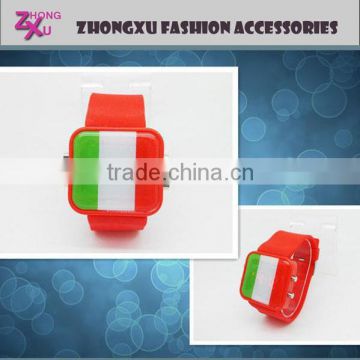 Custom country flag led watch Italy flag watch