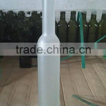 375ml Long neck frosted ice wine glass bottle