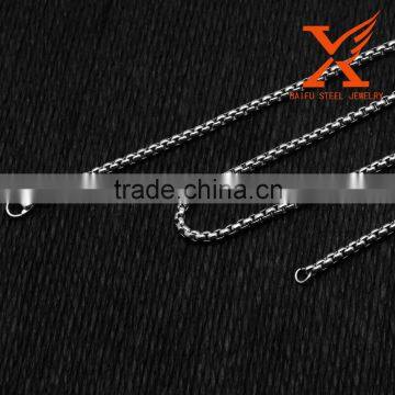 24h SALE 2016 Fashion Stainless Steel Necklace Latest Design Saudi Jewelry Necklace Latest Design Beads Necklace 18"-36" photo-3