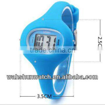 Trend sport bangle watch cheap single function women digital bracelet watch