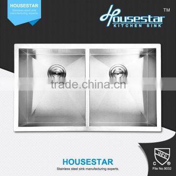 cUPC Certificate Commercial Stainless Steel Kitchen Sink Handmade Kitchen Sink For USA Market 3219A