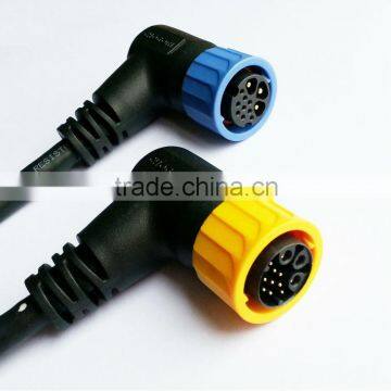 Large 3+9 pin power and signal waterproof connector