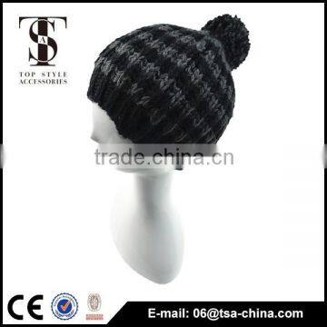 Black & Gray two tone color winter hard hat