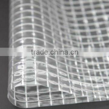 PVC transparent mesh fabric1000*1000D 20*20 610g