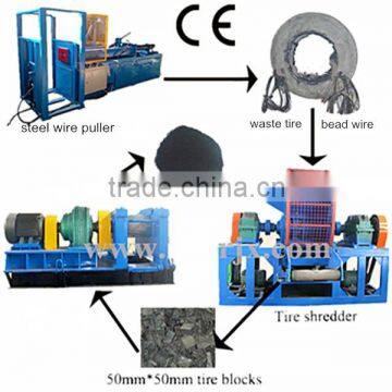 2015 new design auto rubber crumb making machine