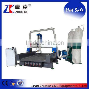 China 5.5KW Big Power Water Cooling Spindle CNC Router Machine ZKM-1325 For Wood Acrylic With 500MM High Z-Axis