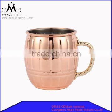 18oz moscow mule copper mug stainless steel barware factory