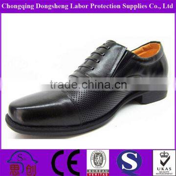 black full grain leather shoes