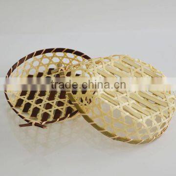 Table decoration bamboo fruit storing basket